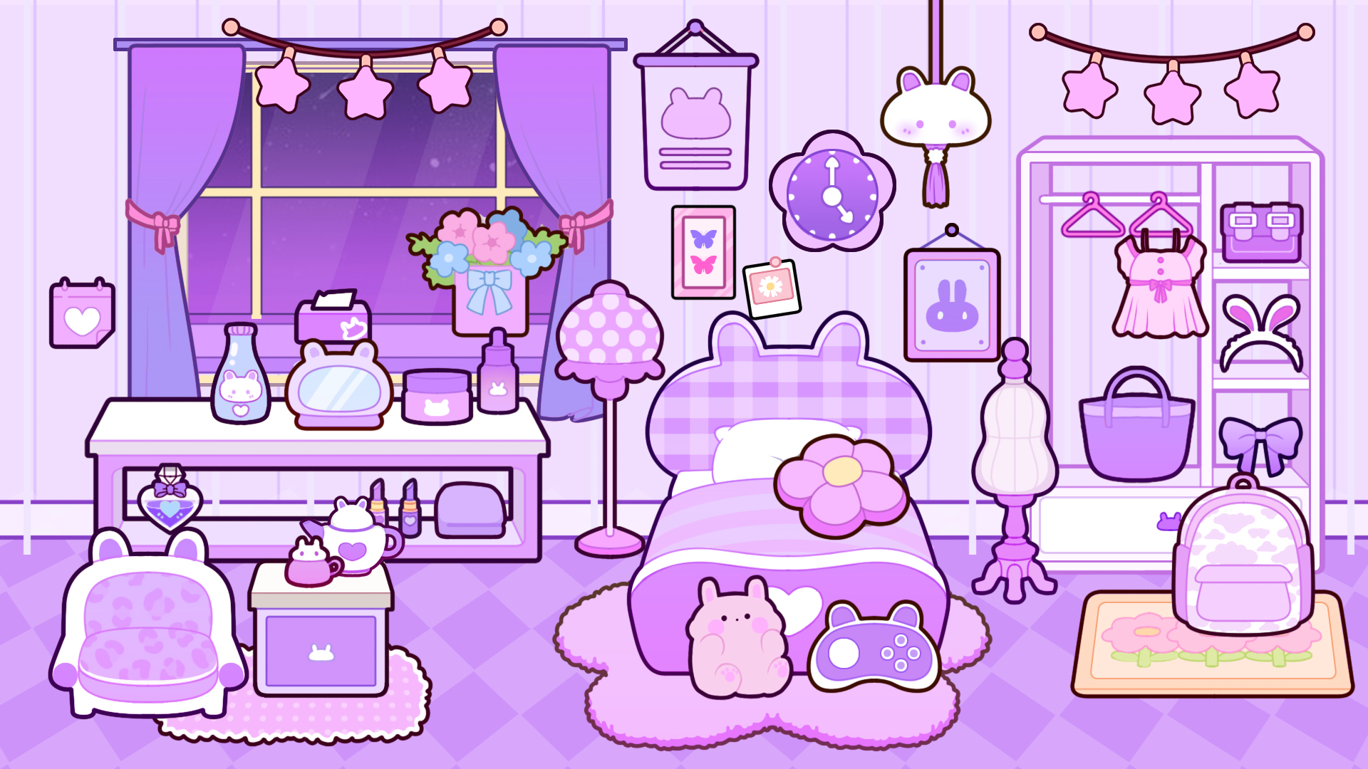 اسکرین شات 1 بازی Doll Makeup: Dress up for kids