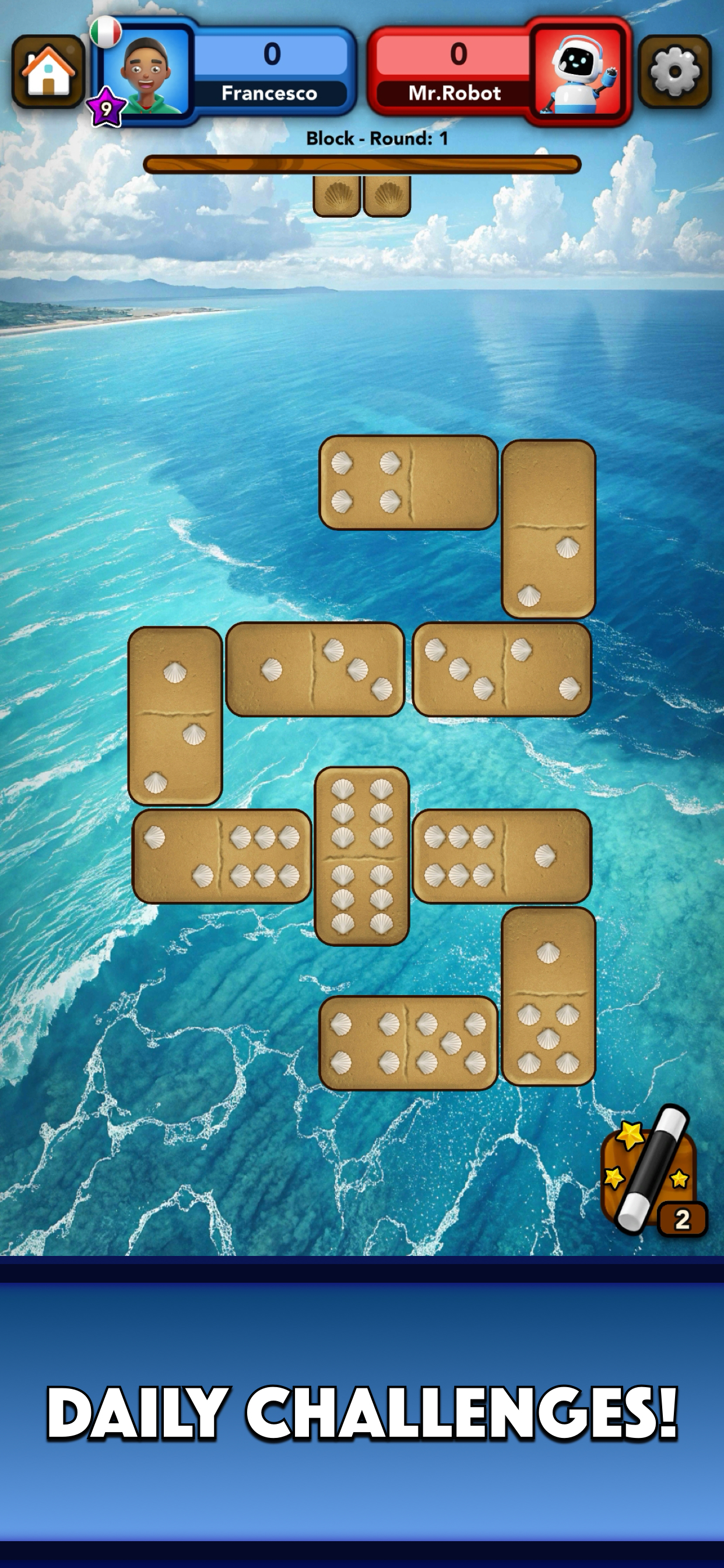 اسکرین شات 3 بازی Dominoes Game - Domino Online