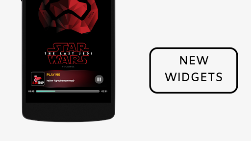 اسکرین شات 1 برنامه Dope Music KWGT Pack