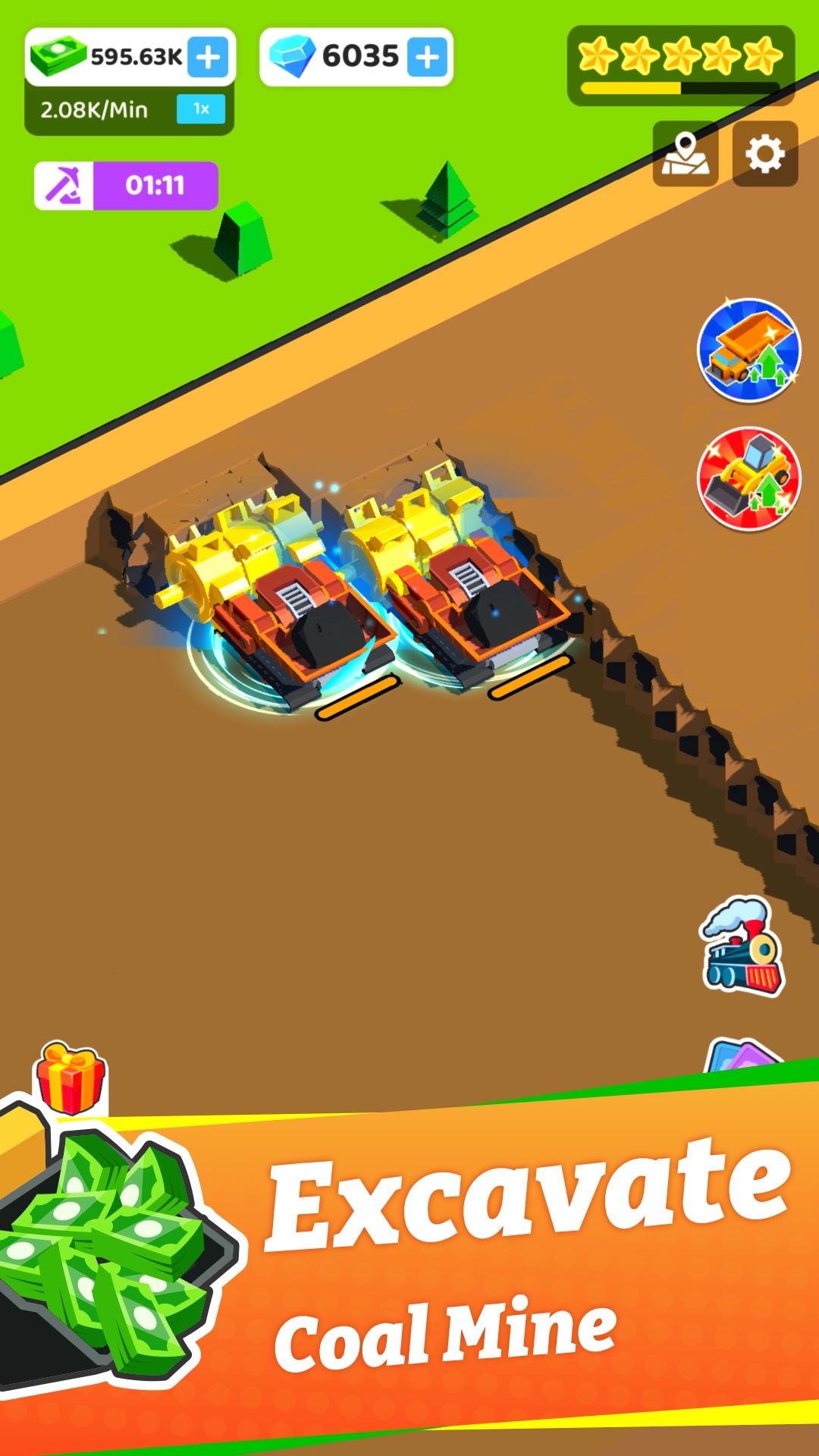 اسکرین شات 2 بازی Coal Mining Inc.