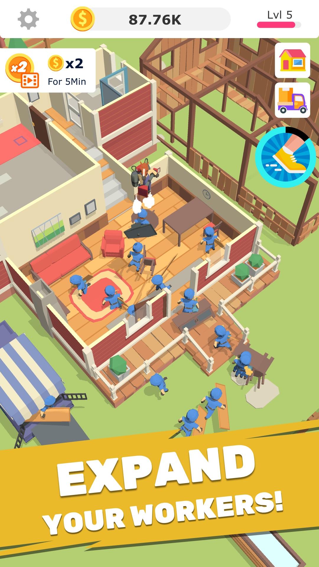 اسکرین شات 2 بازی Idle Decoration Inc