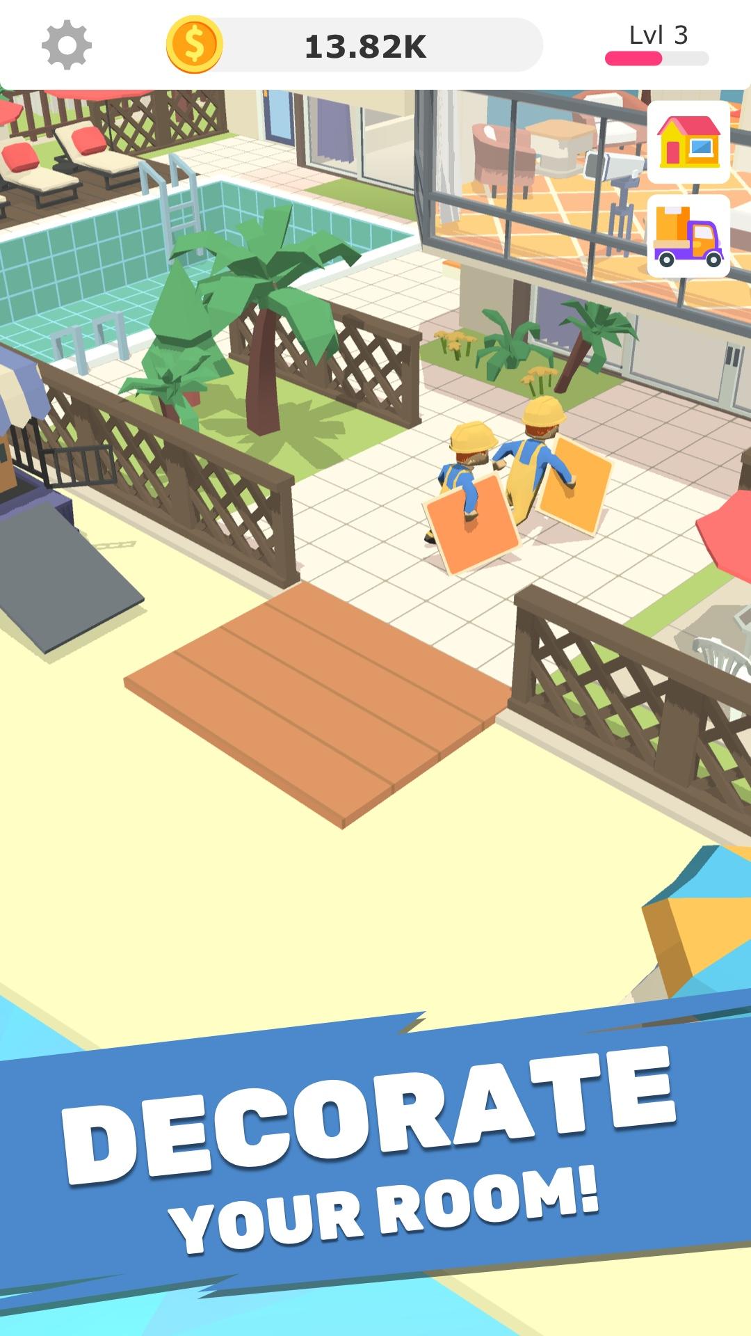 اسکرین شات 1 بازی Idle Decoration Inc