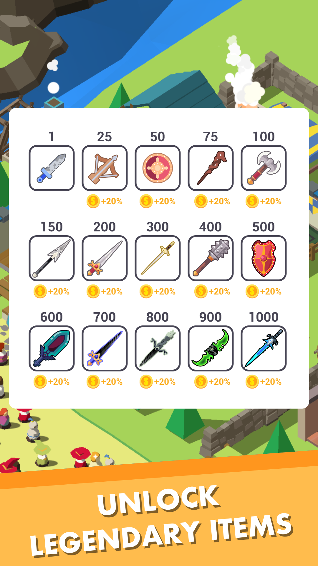 اسکرین شات 5 بازی Idle Medieval Town - Tycoon