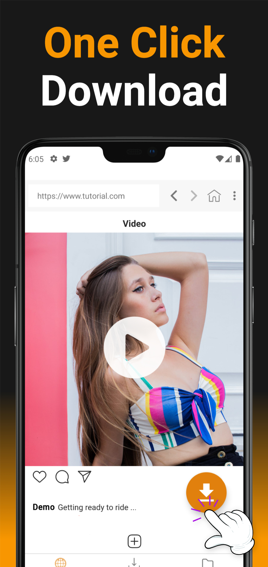 اسکرین شات 1 برنامه Video Saver Downloader