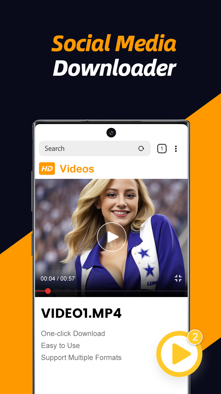 اسکرین شات 1 برنامه Video Downloader & Video Saver