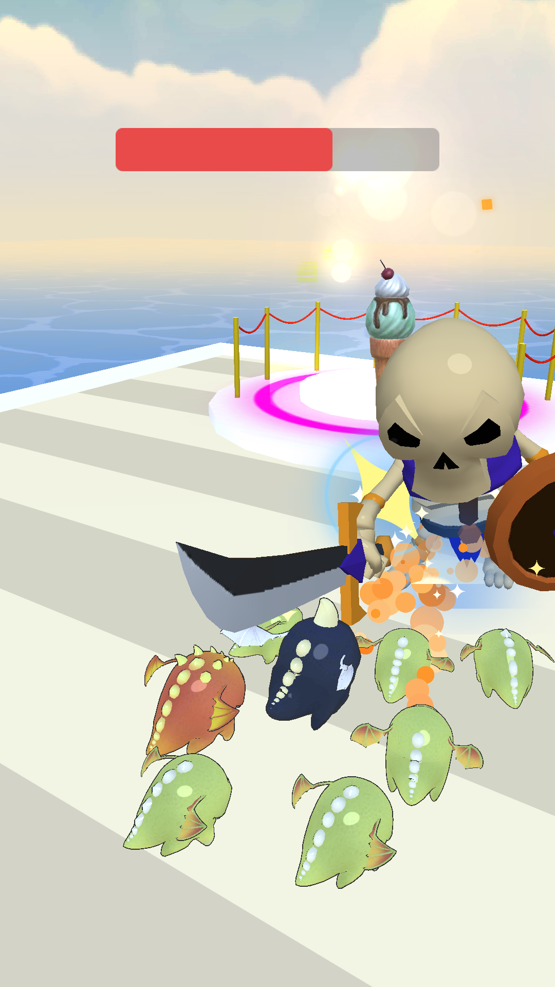 اسکرین شات 5 بازی Dragon Rush 3D: Merge and Run