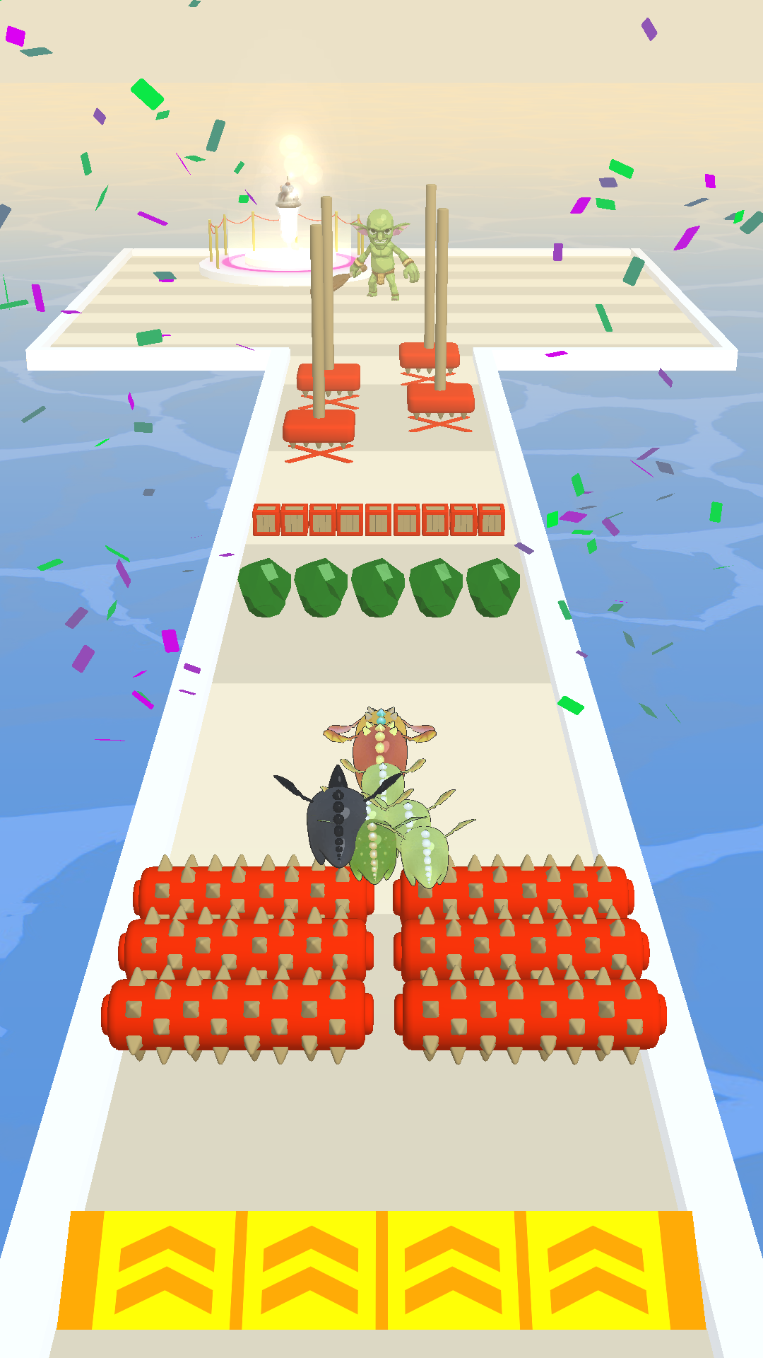 اسکرین شات 3 بازی Dragon Rush 3D: Merge and Run