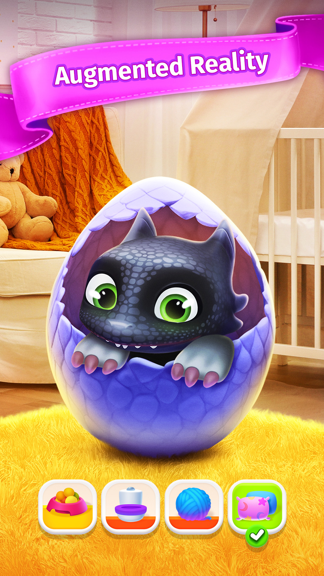 اسکرین شات 1 بازی My Dragon - Virtual Pet Game