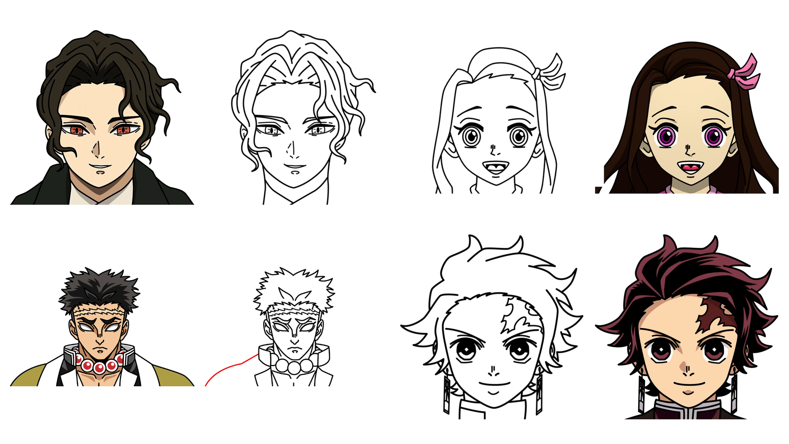 اسکرین شات 4 برنامه How to draw Demon Slayer Anime