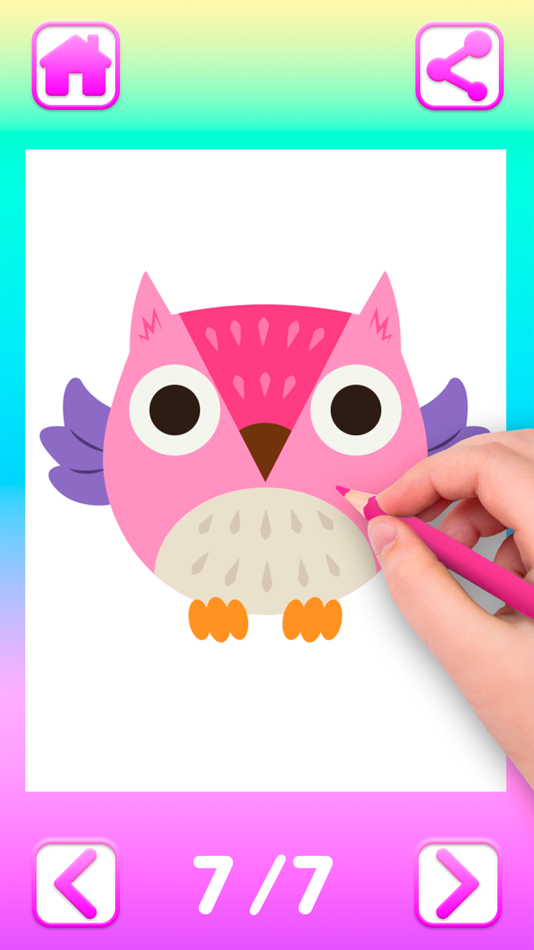 اسکرین شات 8 بازی How To Draw Kawaii: kids games