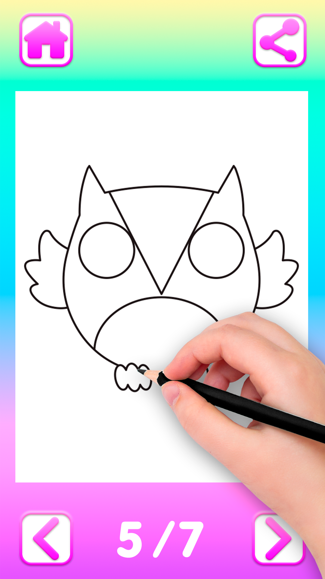اسکرین شات 6 بازی How To Draw Kawaii: kids games
