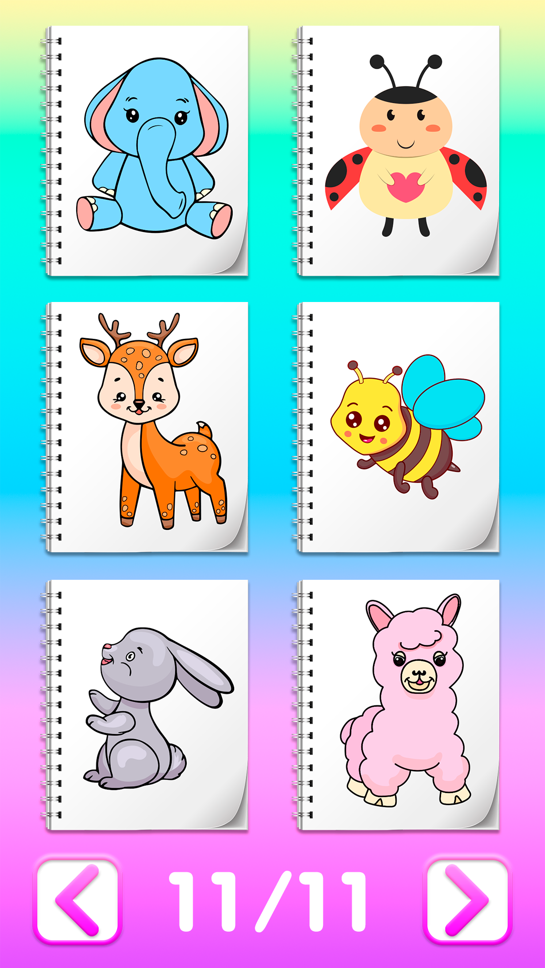 اسکرین شات 3 بازی How To Draw Kawaii: kids games