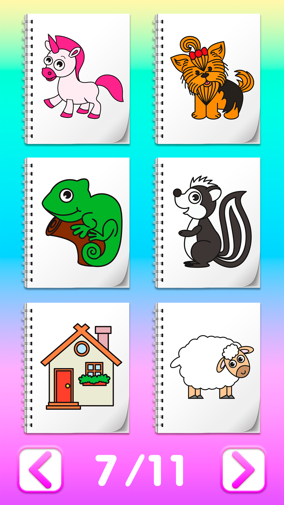 اسکرین شات 4 بازی How To Draw Kawaii: kids games