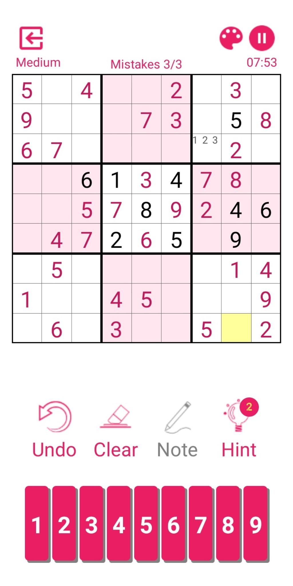 اسکرین شات 4 بازی Sudoku - Classic Logic Puzzles