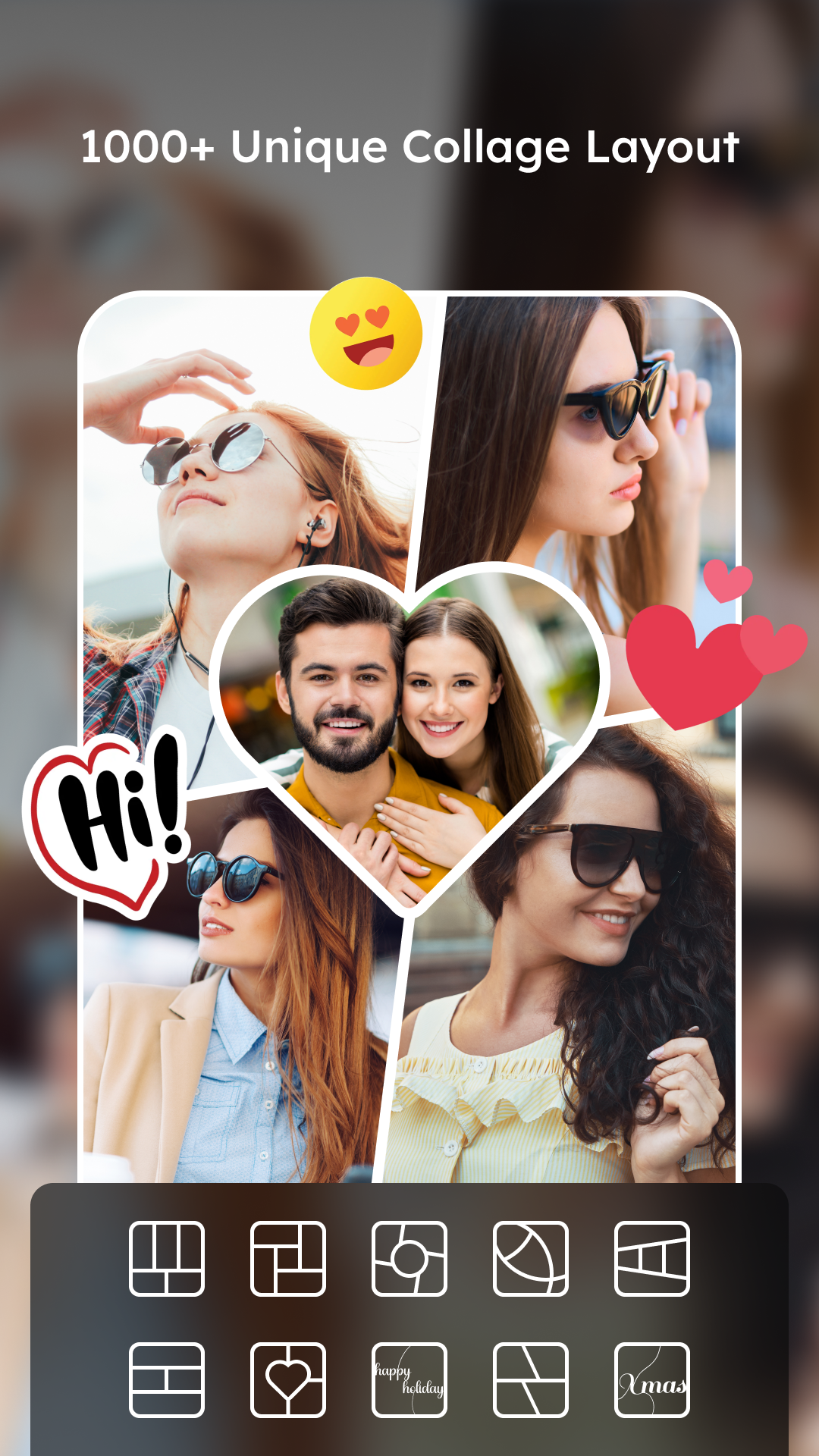 اسکرین شات 1 برنامه Photo Collage Maker, Foto Grid