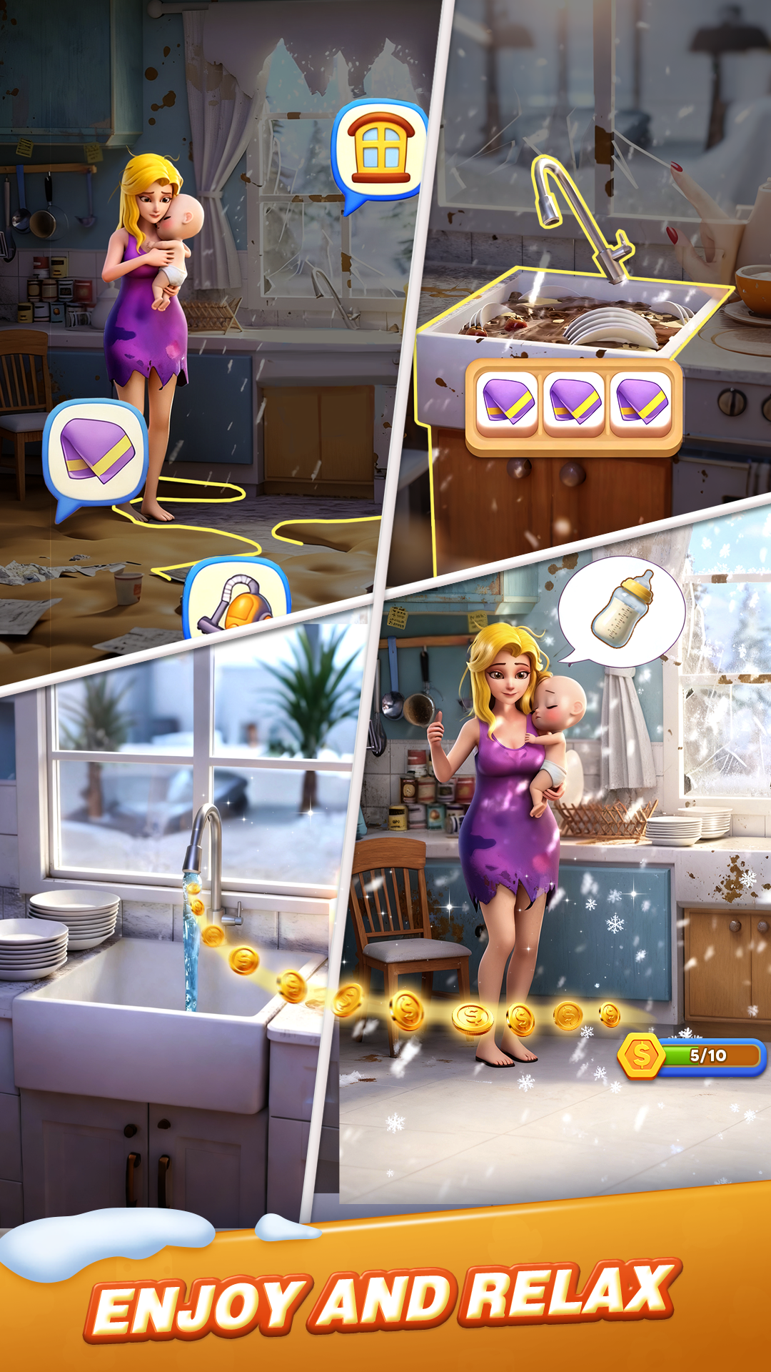 اسکرین شات 5 بازی Dream Tile: Triple Match Games