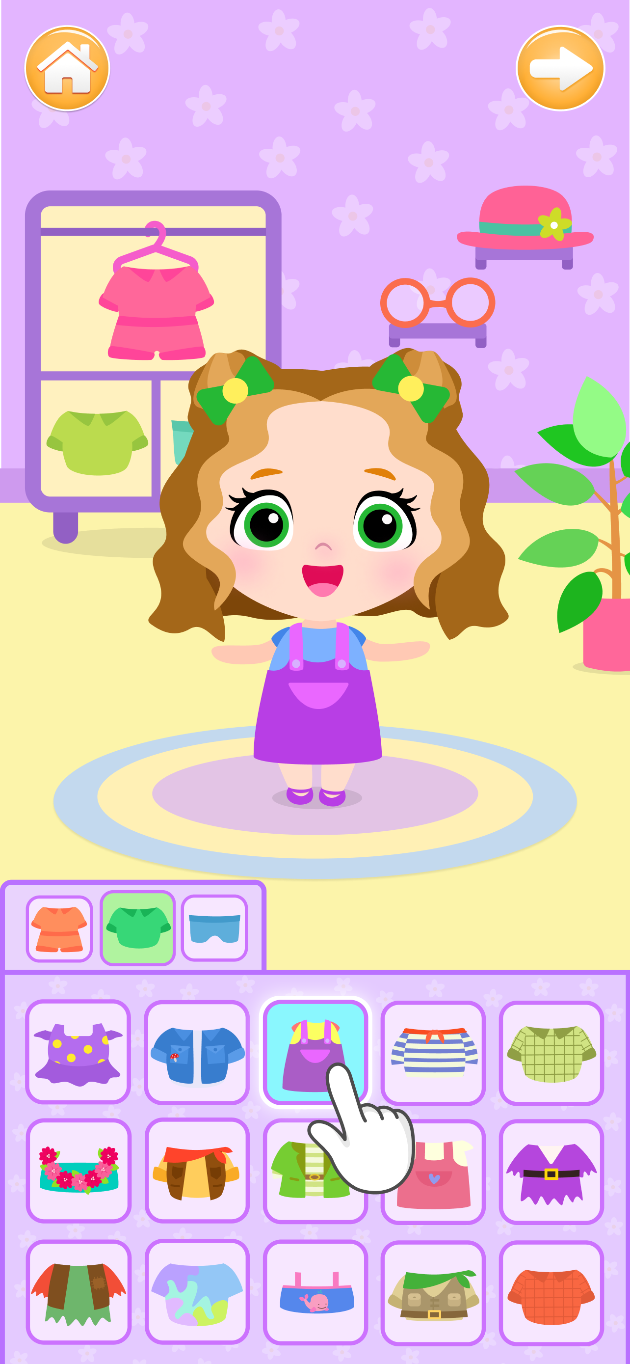 اسکرین شات 5 بازی Dress up Baby Games for Girls