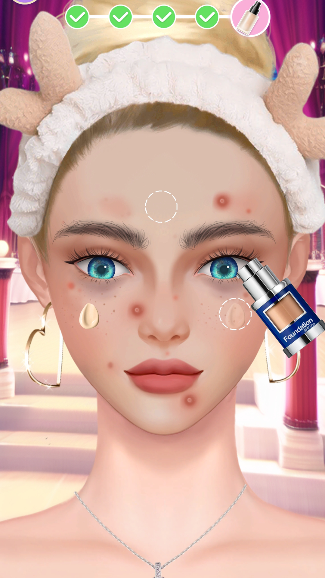 اسکرین شات 4 بازی Makeover Fantasy: Makeup Games