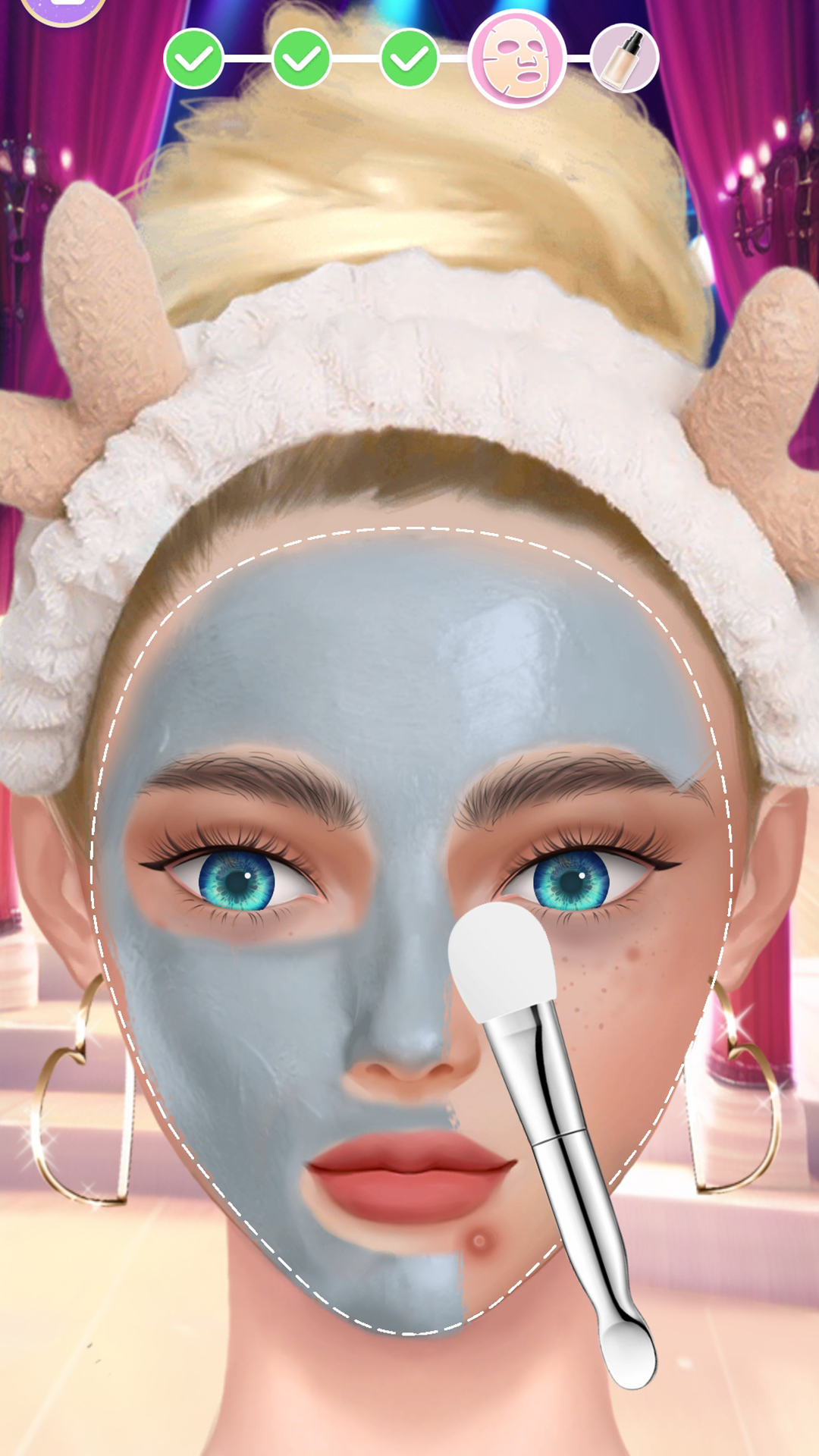 اسکرین شات 3 بازی Makeover Fantasy: Makeup Games