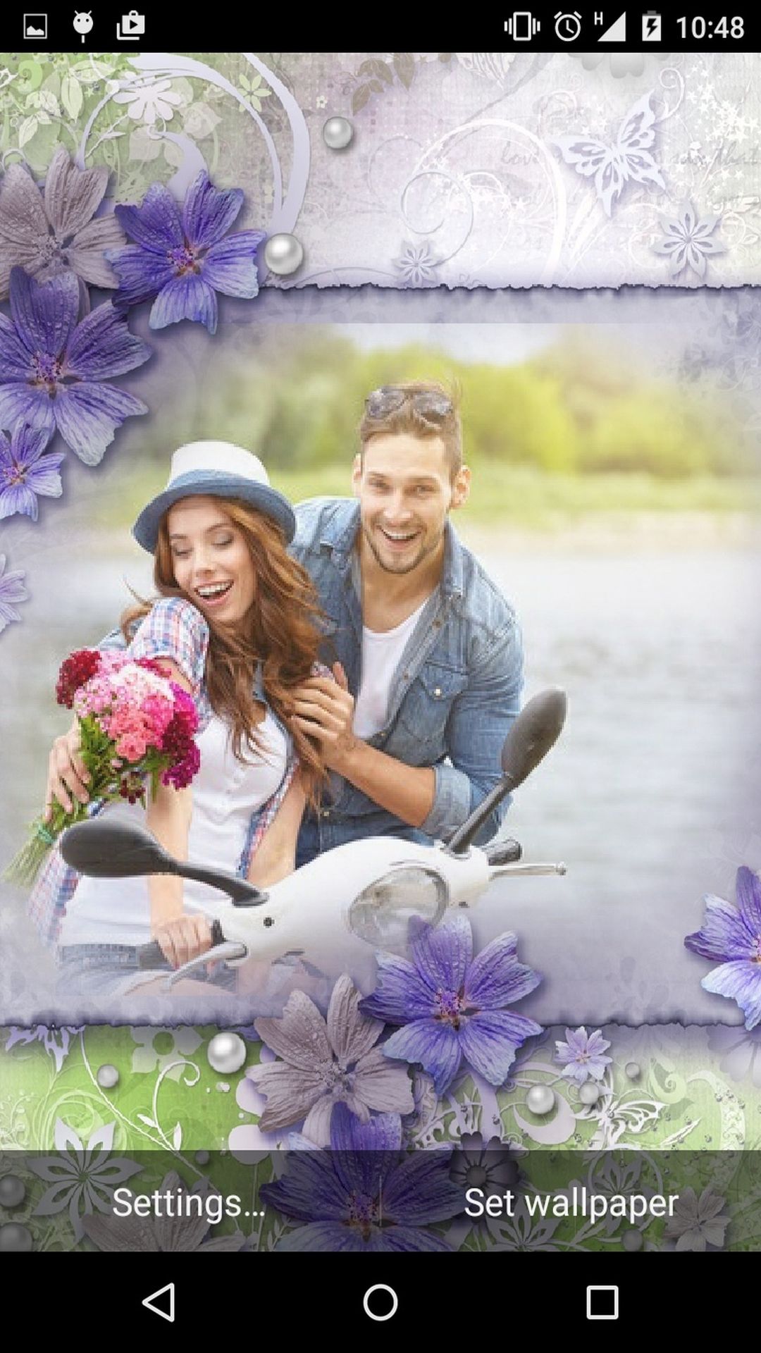 اسکرین شات 1 برنامه Romantic