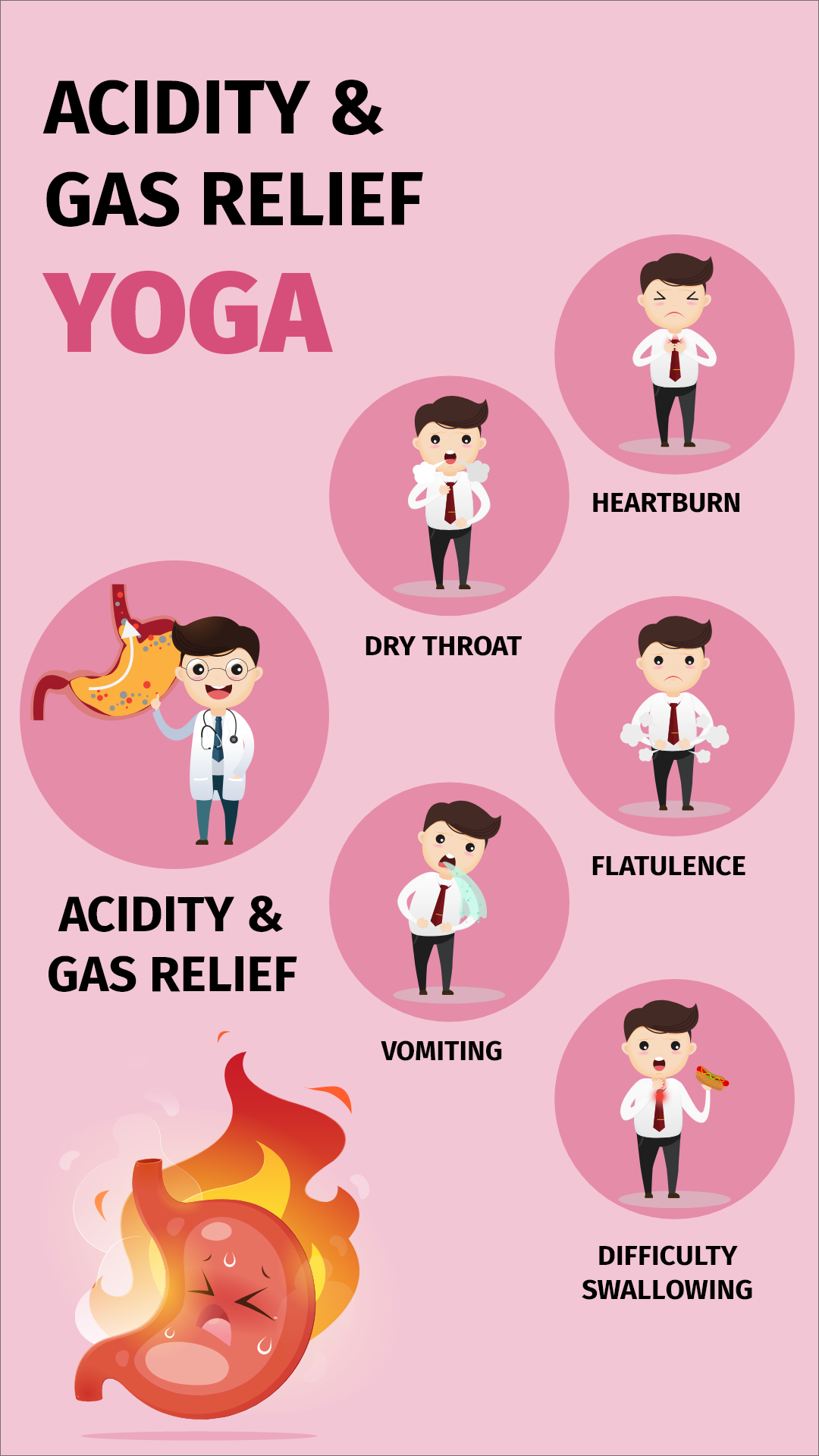 اسکرین شات 1 برنامه Acidity/Gas Relief Yoga Cure