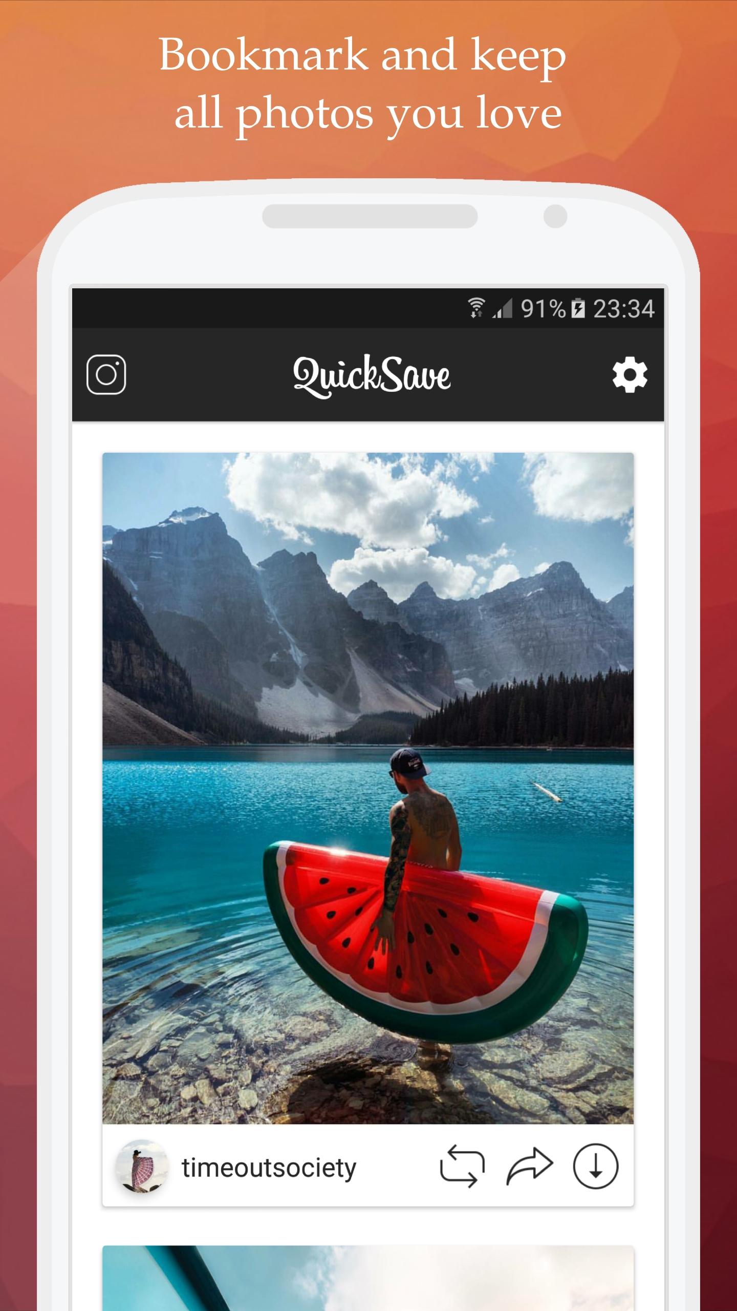 اسکرین شات 5 برنامه QuickSave for Instagram