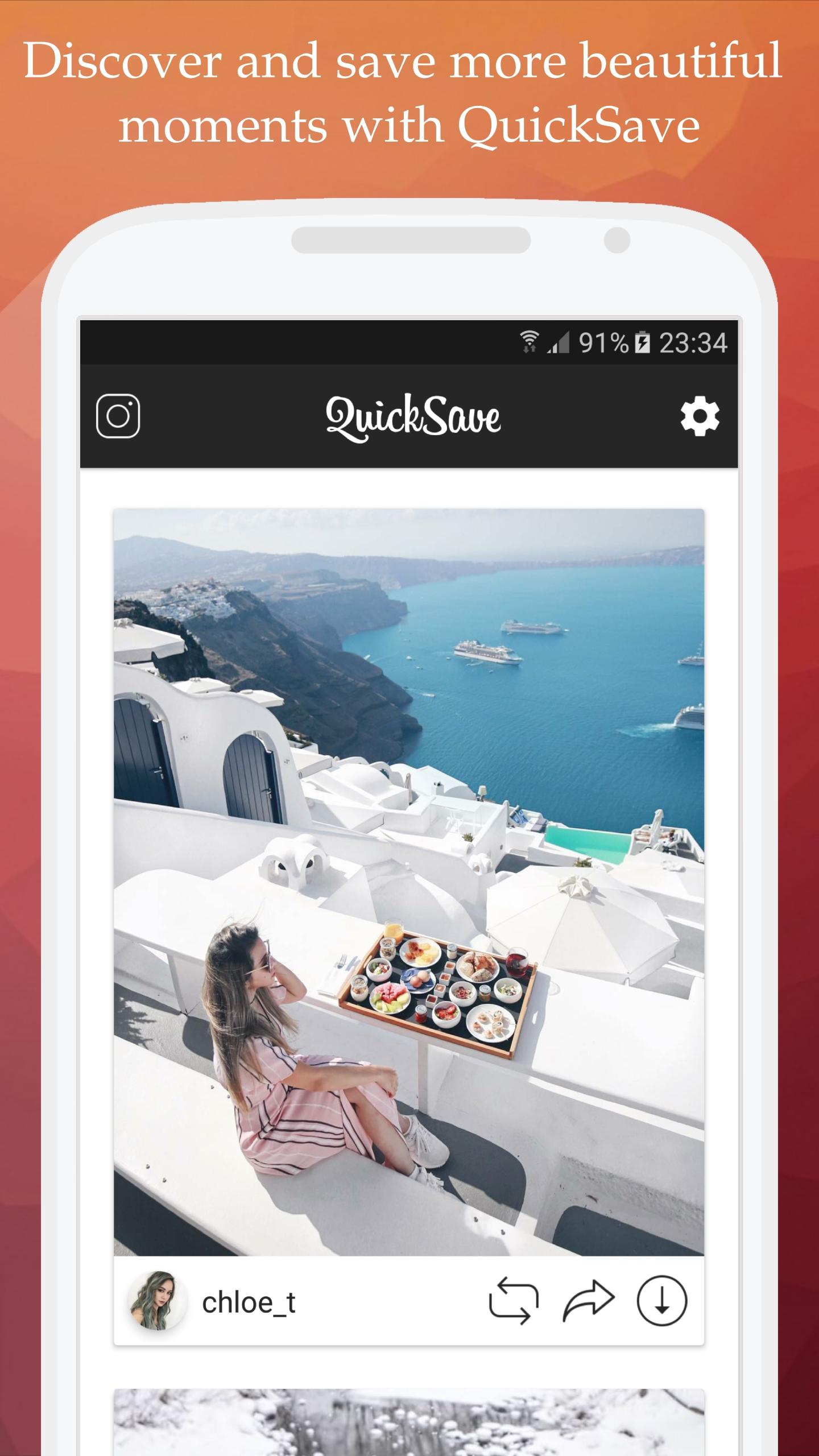 اسکرین شات 6 برنامه QuickSave for Instagram