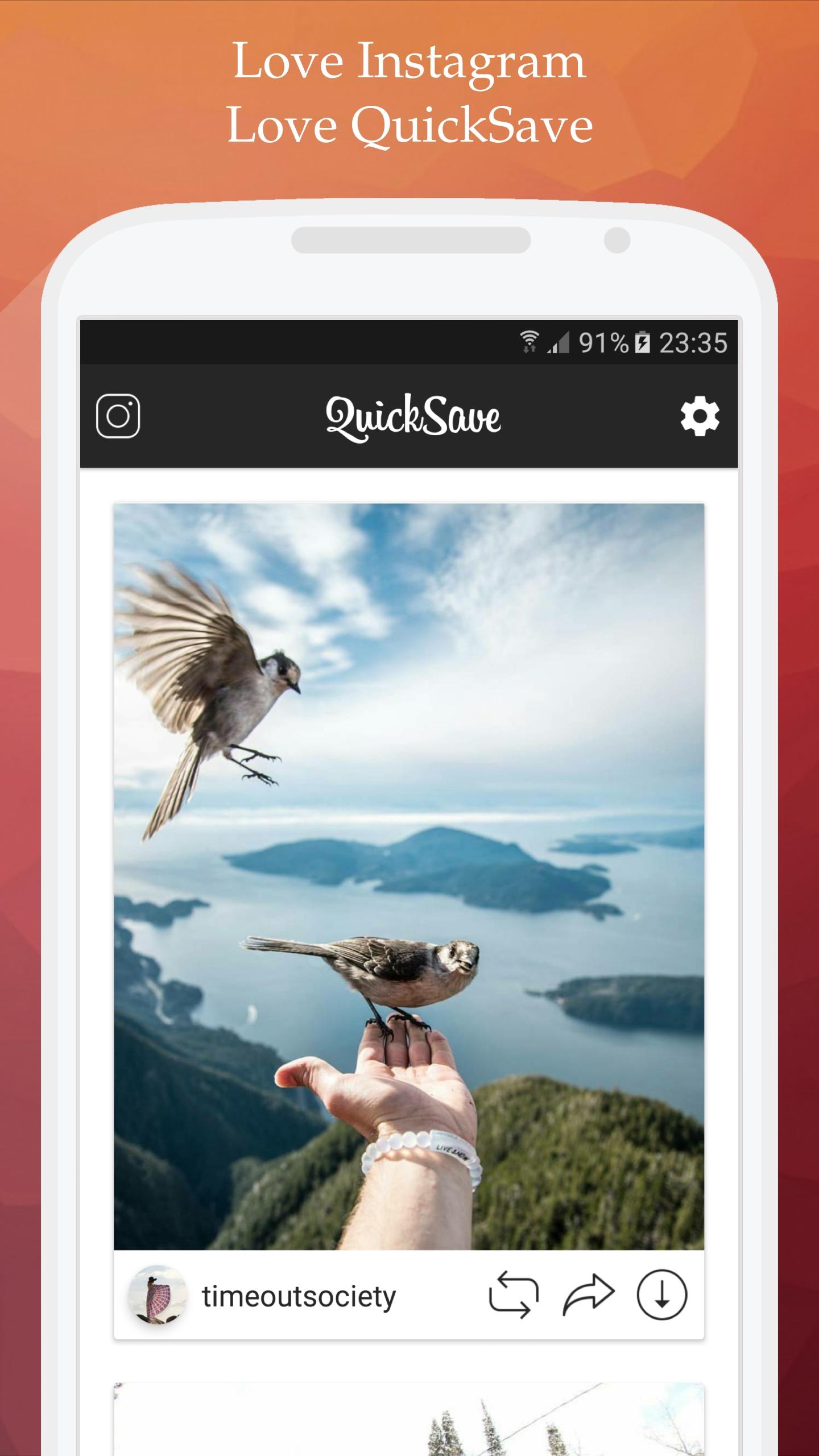 اسکرین شات 7 برنامه QuickSave for Instagram