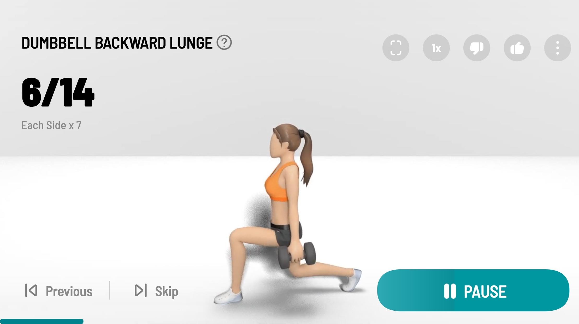 اسکرین شات 8 برنامه Dumbbell Workout at Home