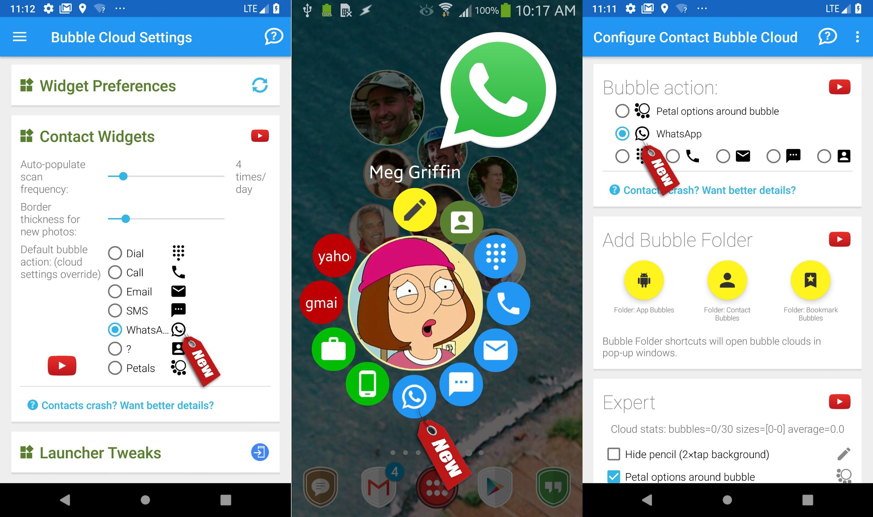 اسکرین شات 8 برنامه Bubble Cloud Widgets + Folders