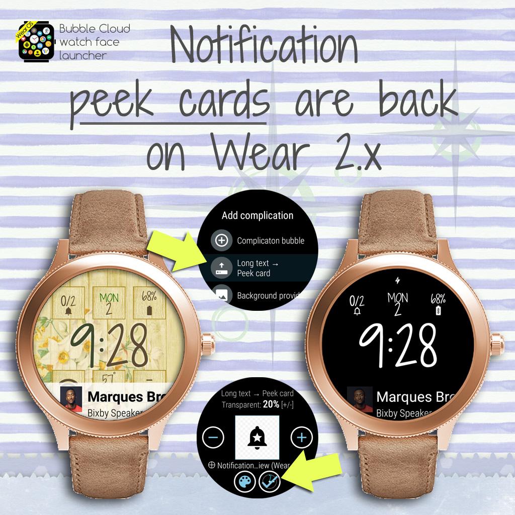 اسکرین شات 8 برنامه Watch Face Theme Bubble Cloud