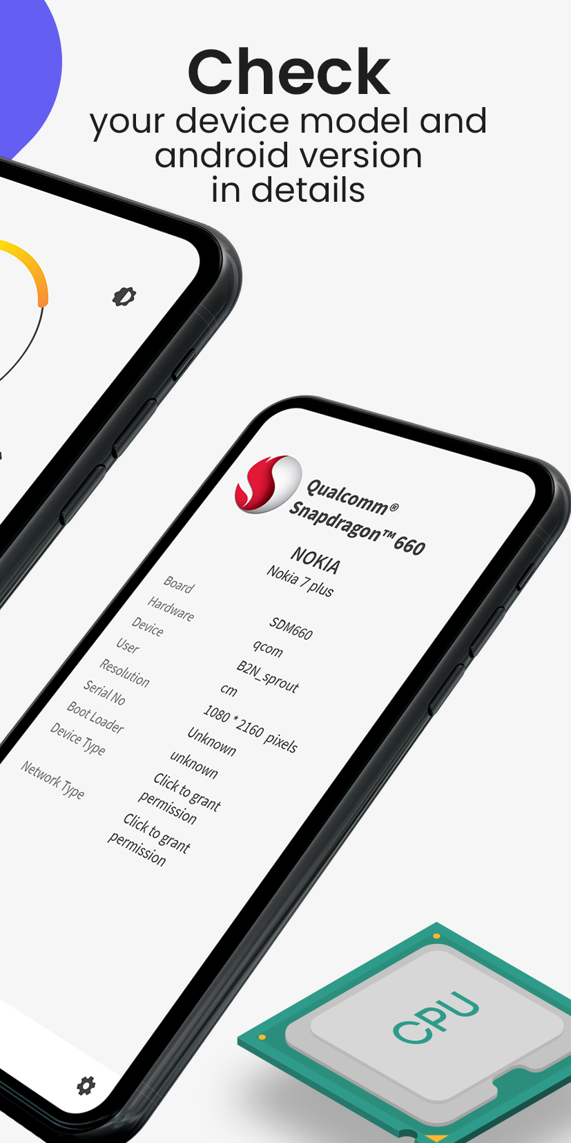 اسکرین شات 2 برنامه Device Info: System & CPU Info