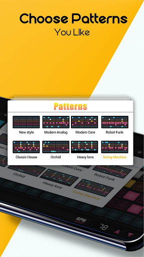 اسکرین شات 3 بازی Easy Drum Machine - Beat Machine & Drum Maker