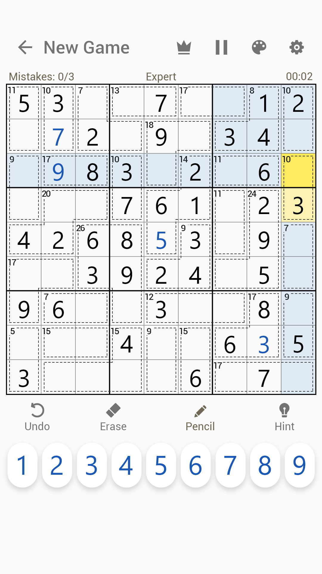 اسکرین شات 6 بازی Killer Sudoku - Sudoku Puzzles