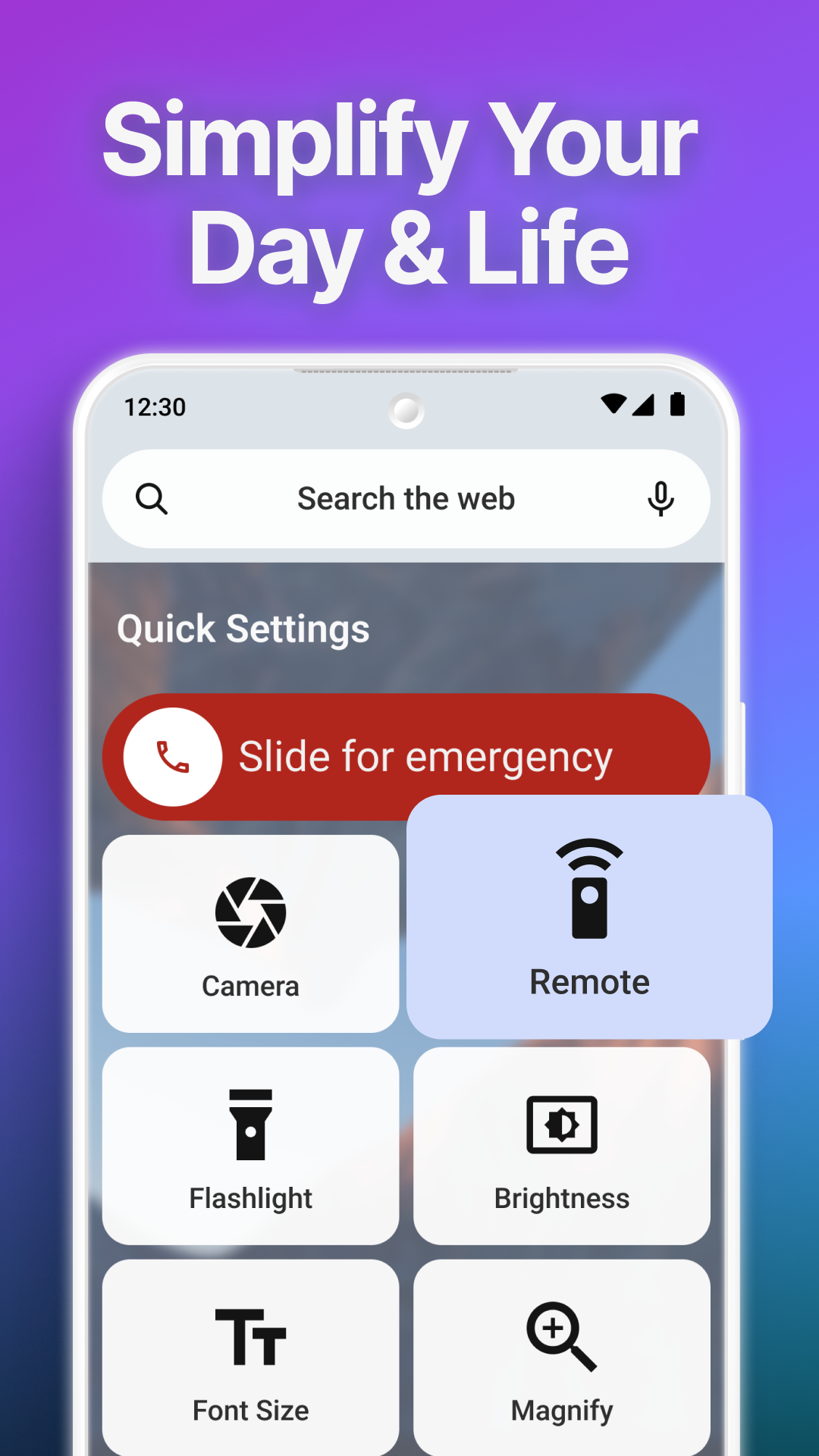 اسکرین شات 2 برنامه Easy Homescreen