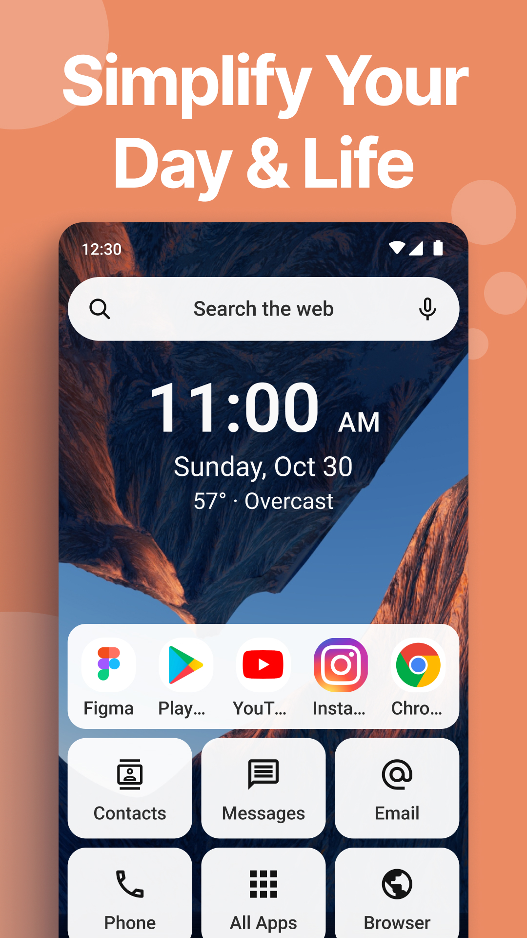 اسکرین شات 2 برنامه Easy Homescreen