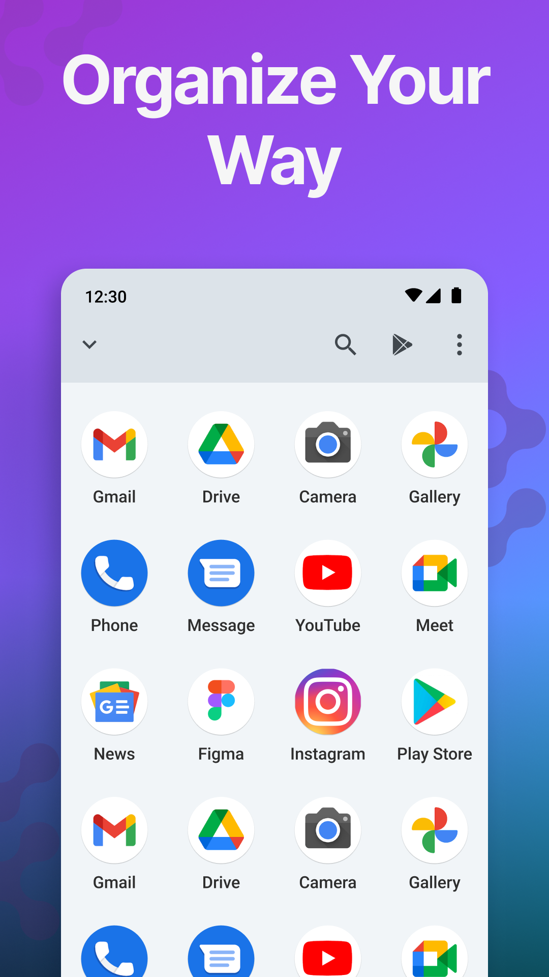 اسکرین شات 6 برنامه Easy Homescreen