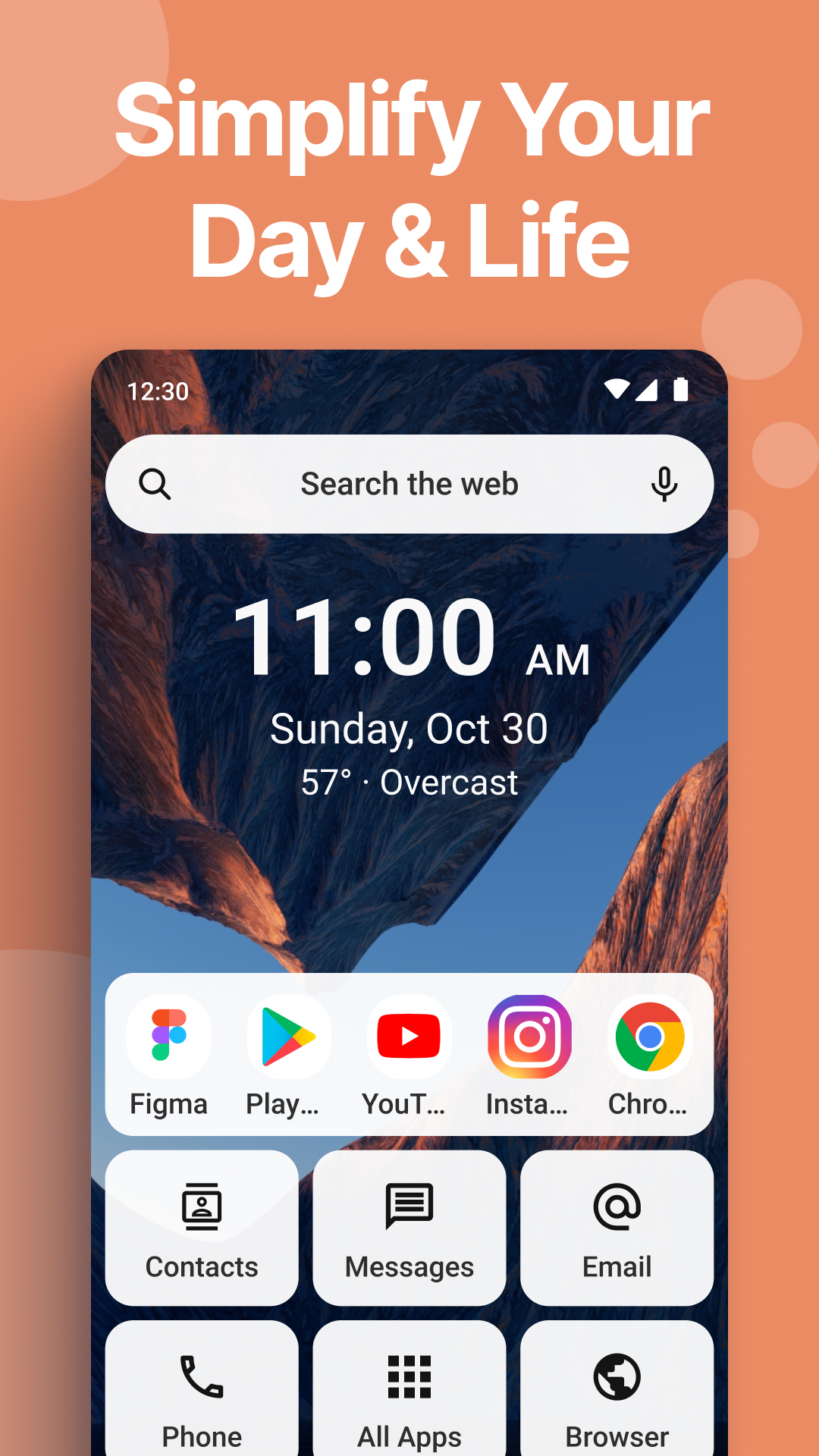 اسکرین شات 2 برنامه Easy Homescreen