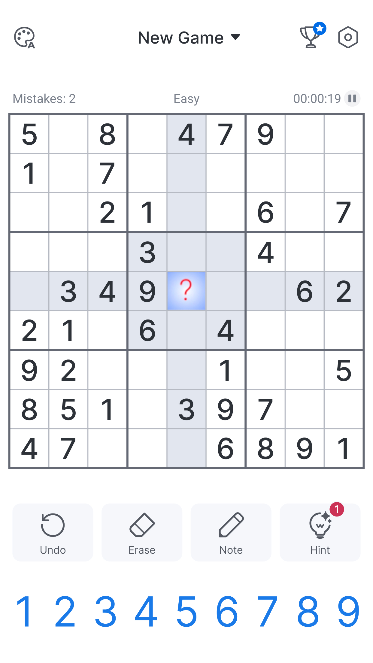 اسکرین شات 2 بازی Sudoku - Classic Sudoku Puzzle