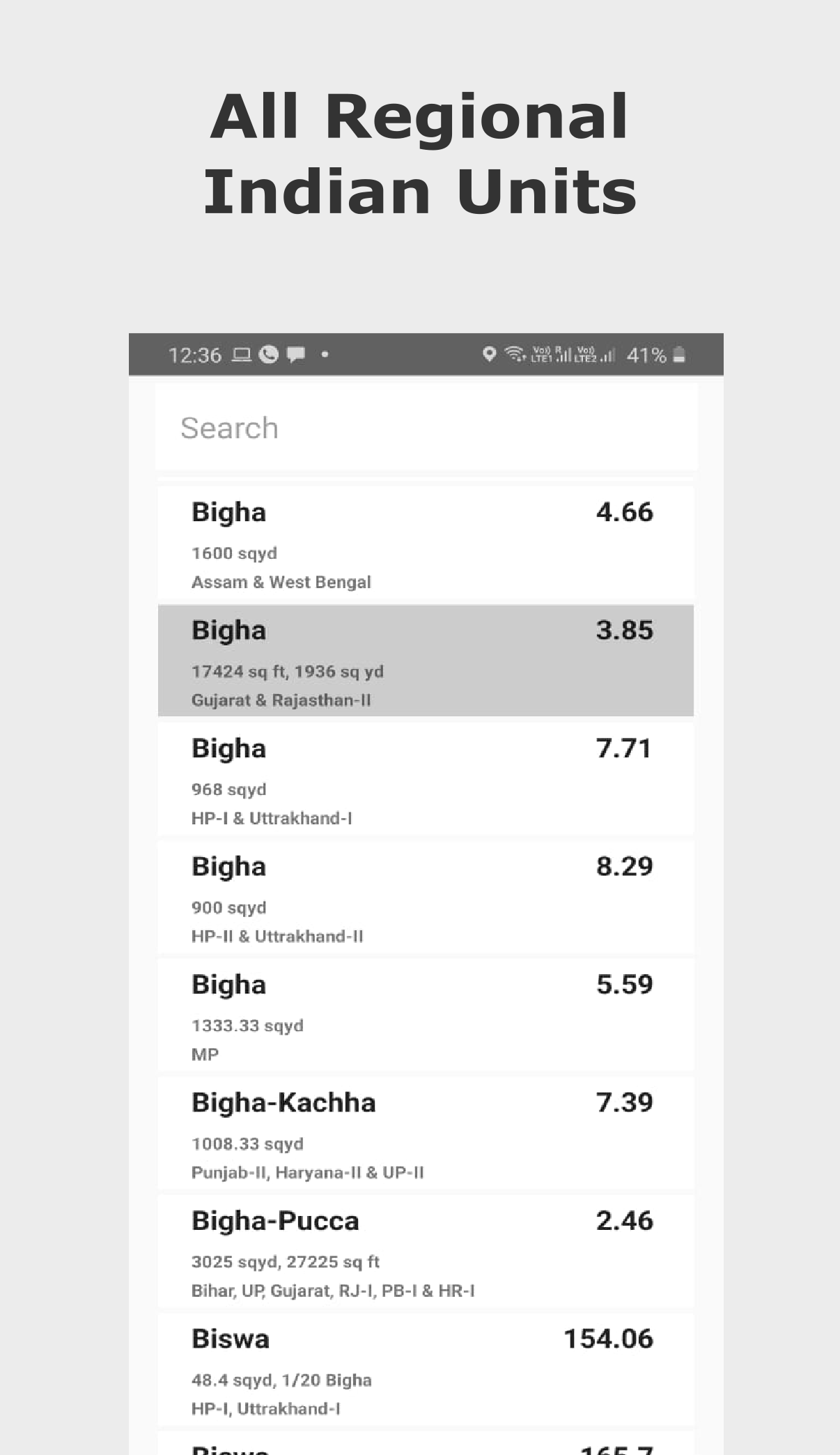 اسکرین شات 5 برنامه Easy Area : Land Area Measure