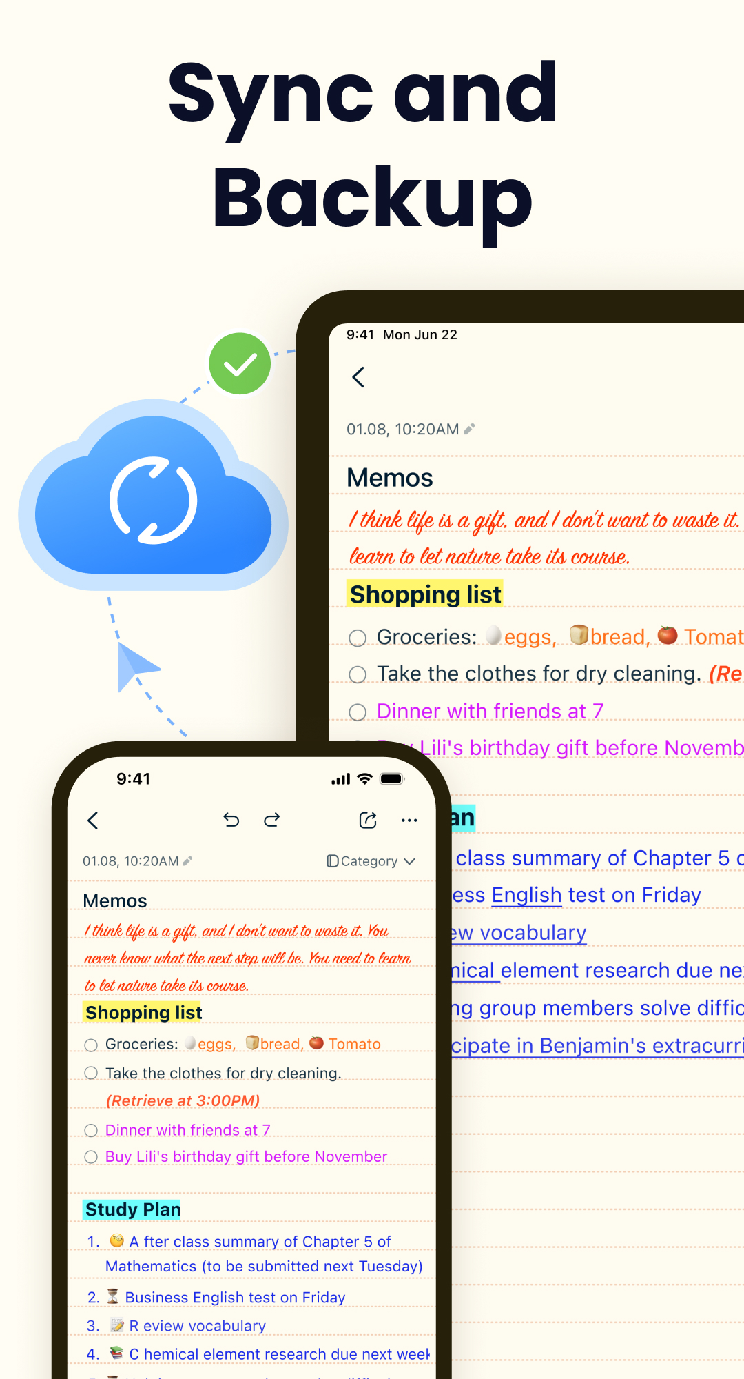اسکرین شات 6 برنامه Easy Notes - Note Taking Apps