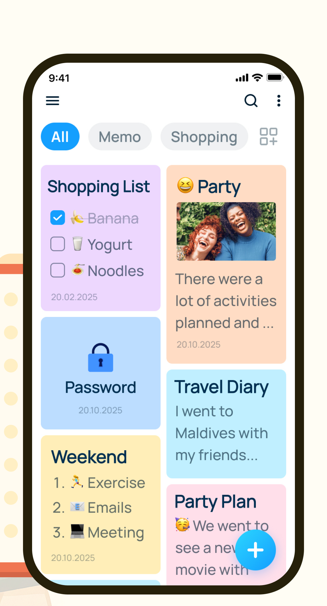 اسکرین شات 2 برنامه Easy Notes - Note Taking Apps