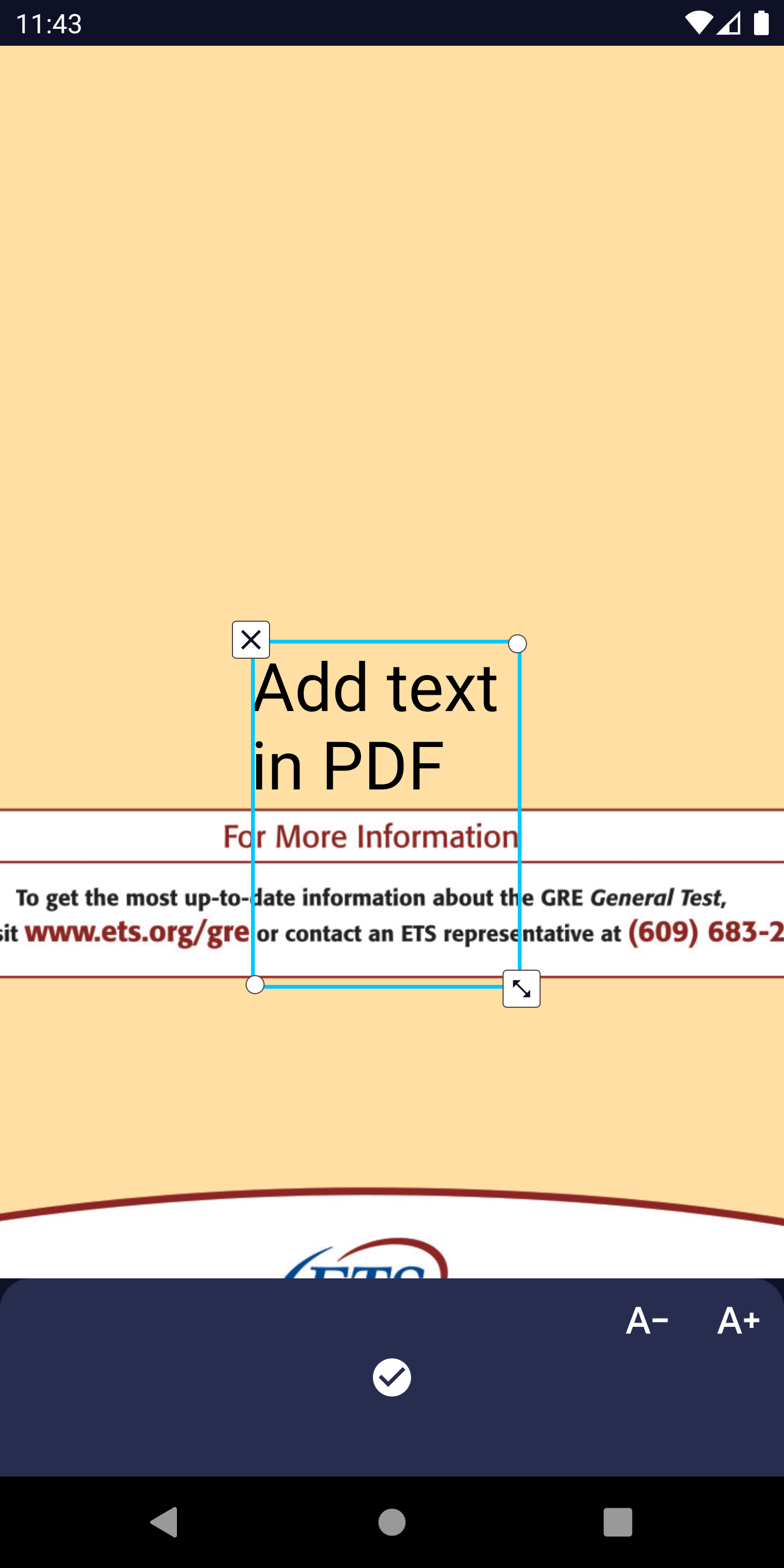 اسکرین شات 4 برنامه PDF Editor: Edit, Write, Sign
