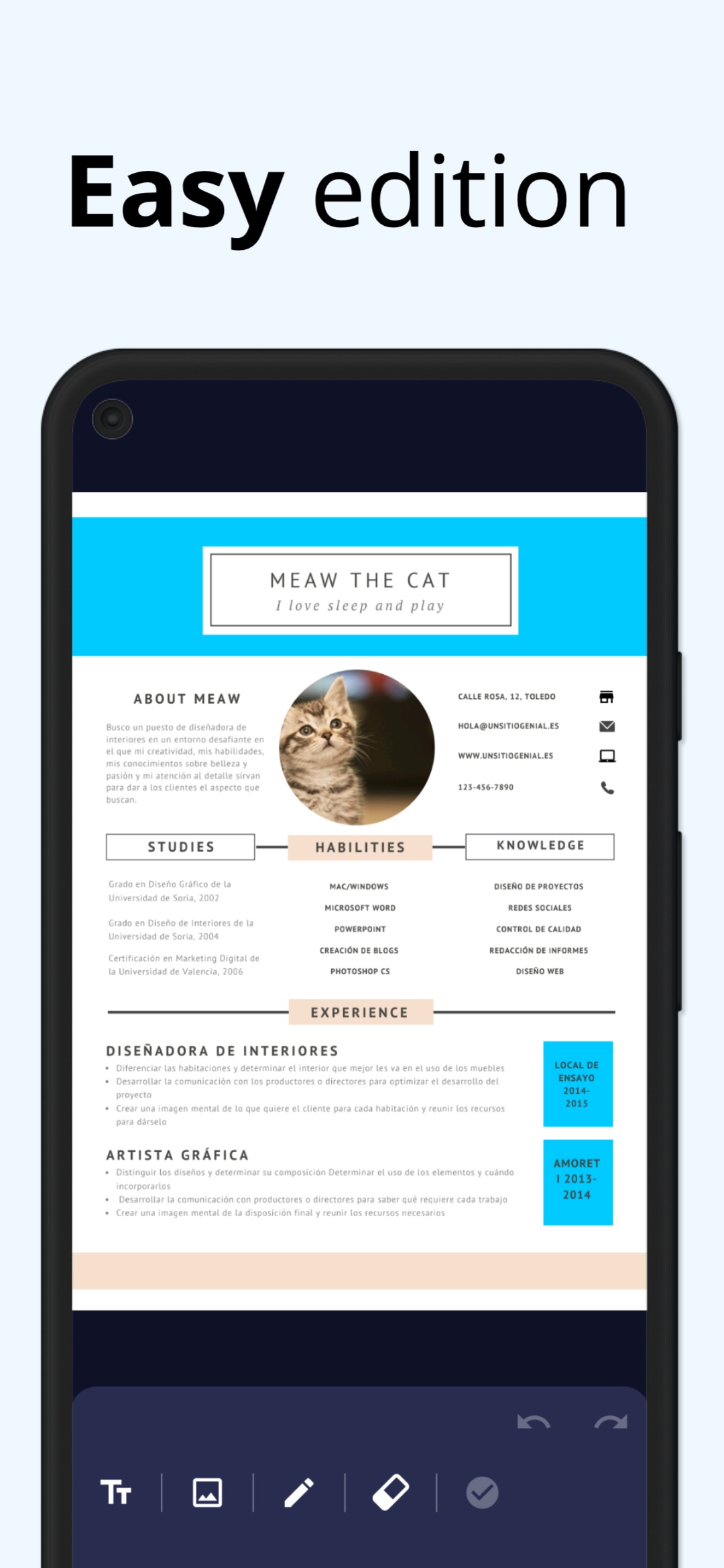 اسکرین شات 2 برنامه PDF Editor: Edit, Write, Sign