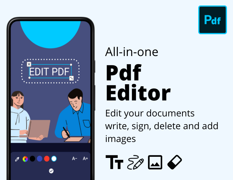 اسکرین شات 1 برنامه PDF Editor: Edit, Write, Sign