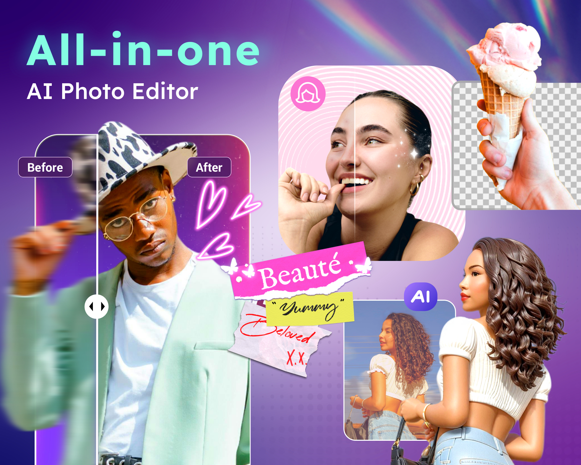 اسکرین شات 8 برنامه Photo Editor: Retouch, Enhance