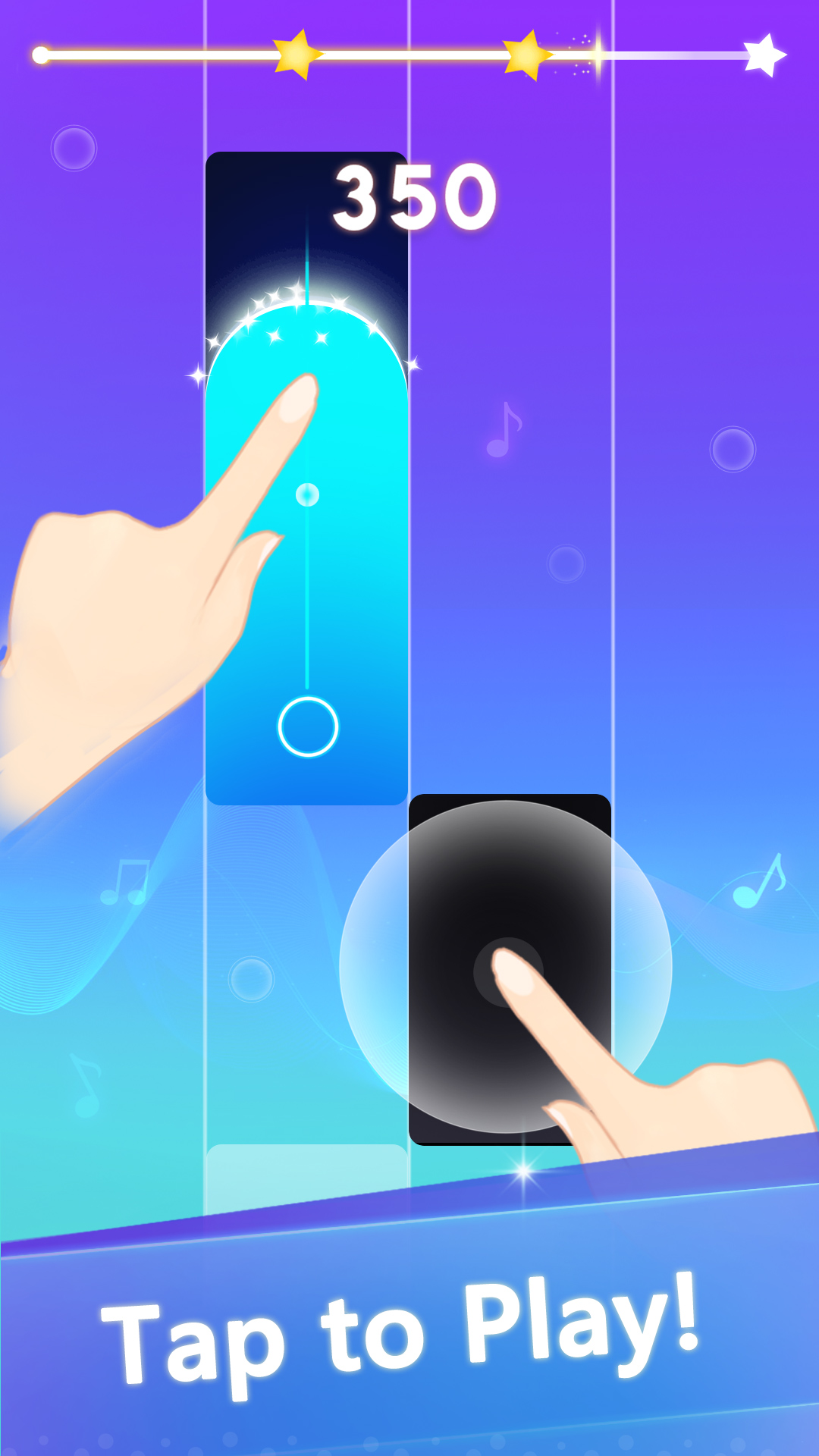 اسکرین شات 2 بازی EDM Piano - Magic Fire Tiles