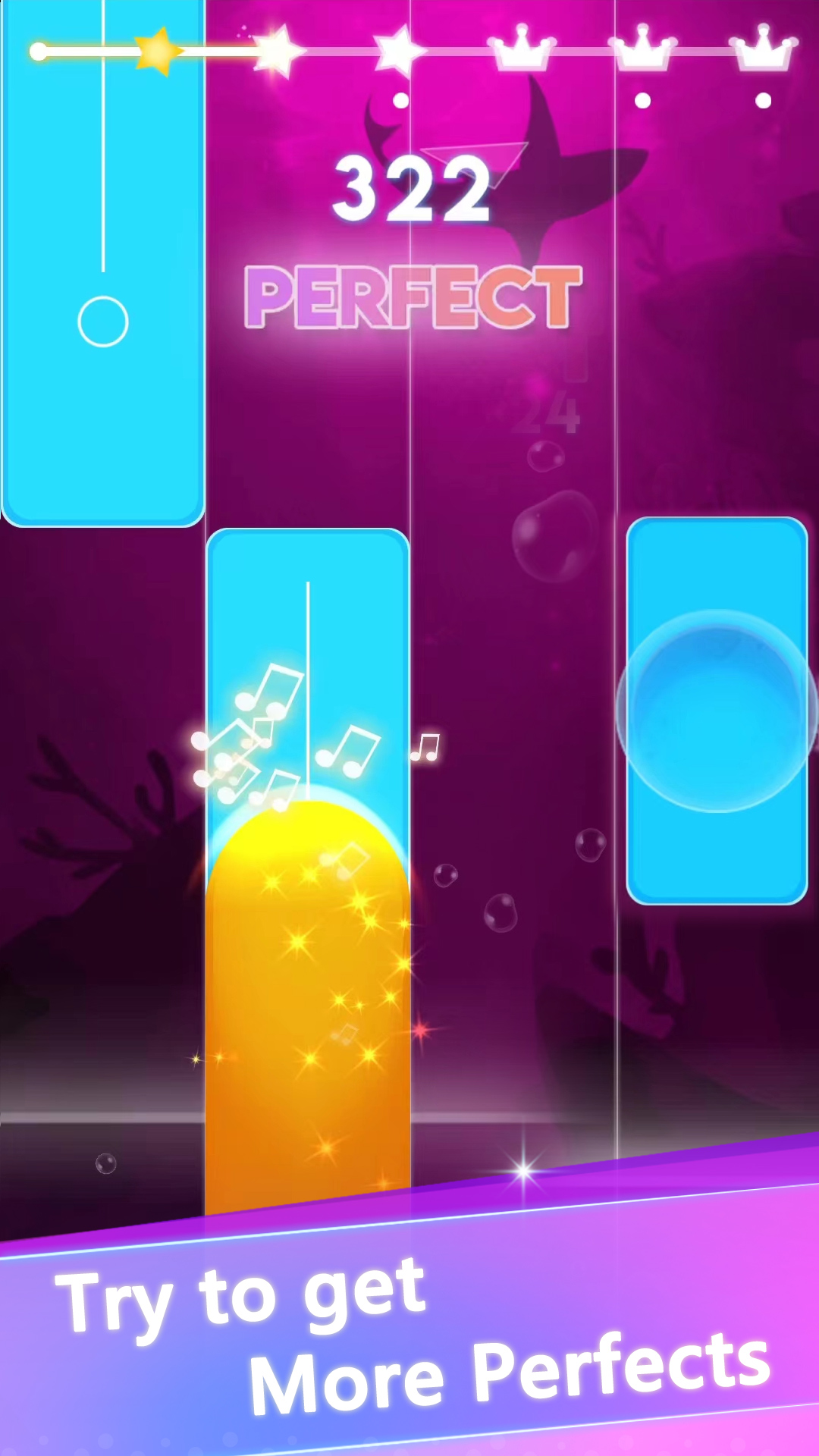 اسکرین شات 4 بازی EDM Piano - Magic Fire Tiles
