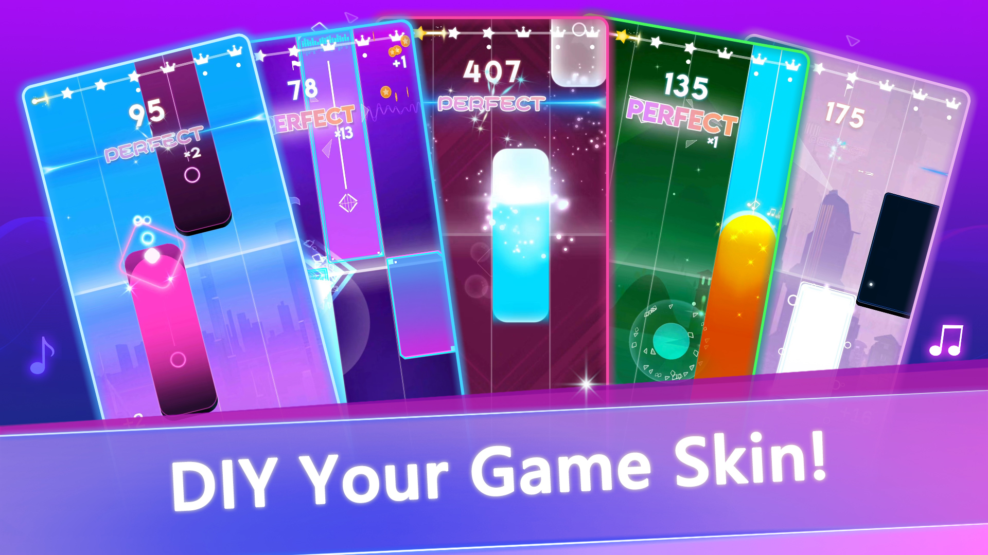 اسکرین شات 7 بازی EDM Piano - Magic Fire Tiles