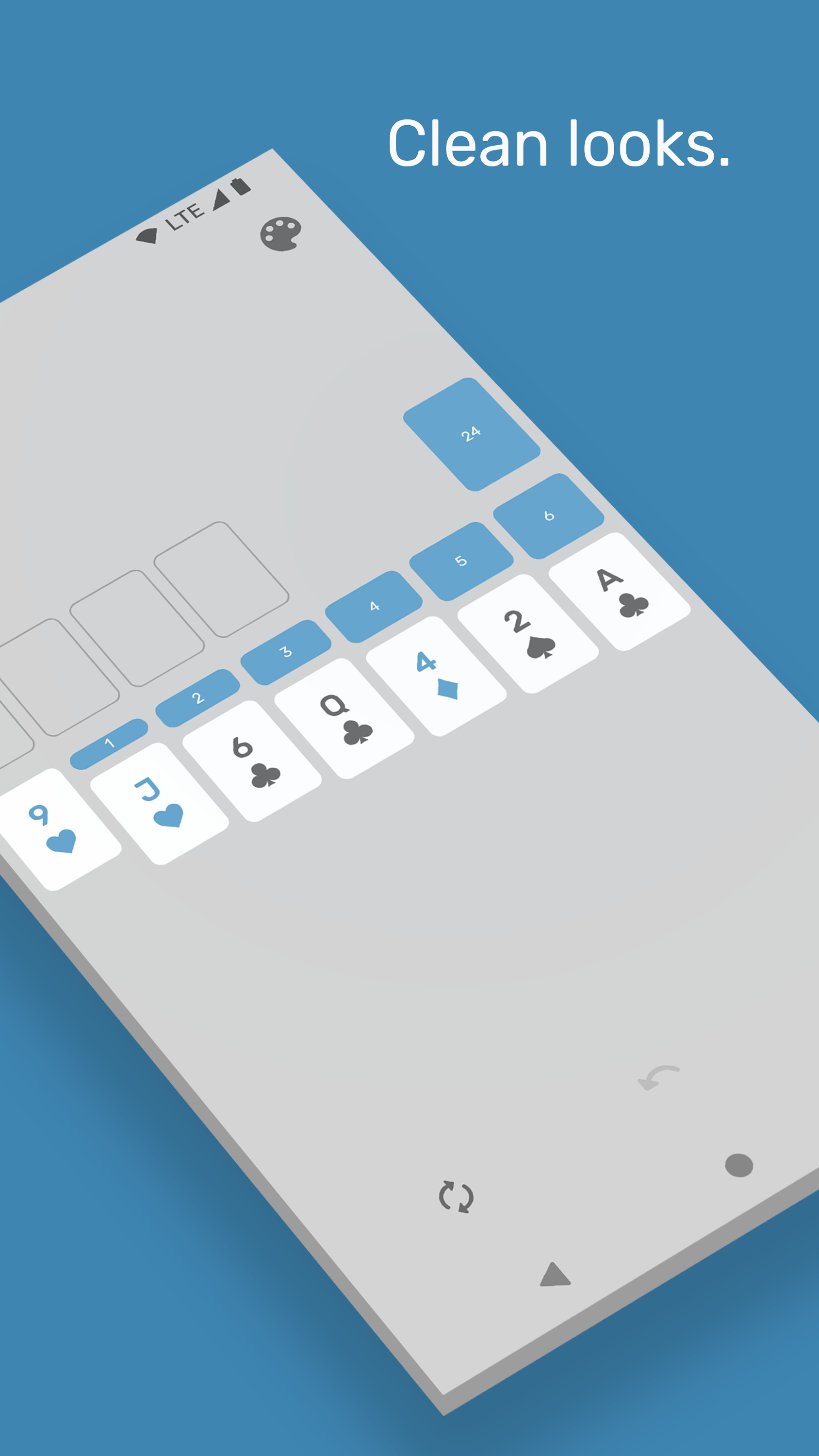 اسکرین شات 2 بازی Solitaire - The Clean One